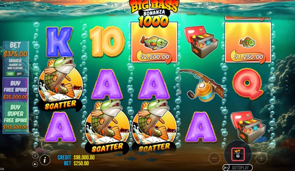 Big Bass Bonanza 1000 слот
