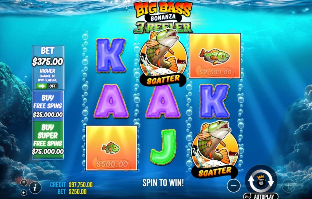 Big Bass Bonanza 3 Reeler казино