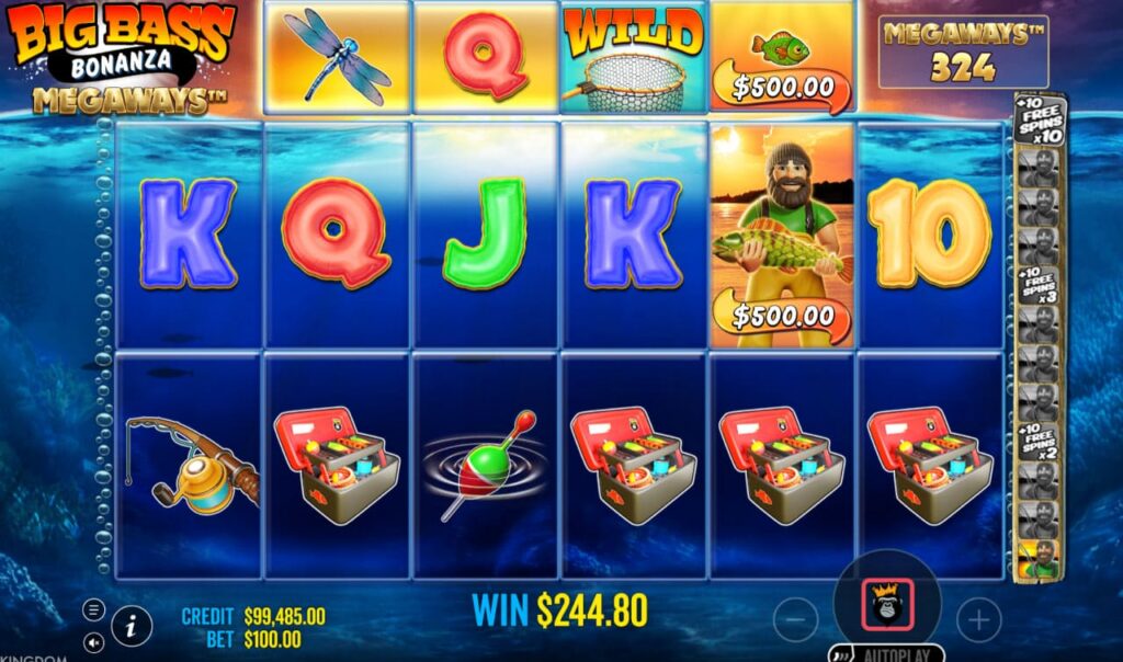 Big Bass Bonanza Megaways slot от Pragmatic Play