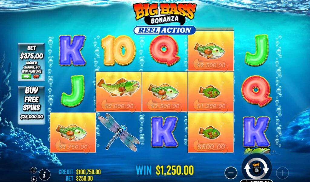 Big Bass Bonanza Reel Action казино