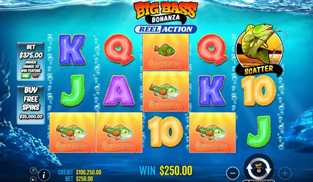 Big Bass Bonanza Reel Action игра