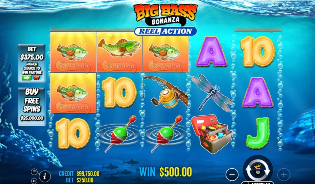 Big Bass Bonanza Reel Action от Pragmatic Play