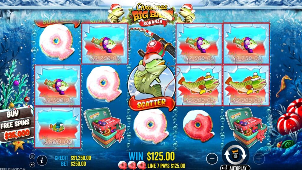 Christmas Big Bass Bonanza казино