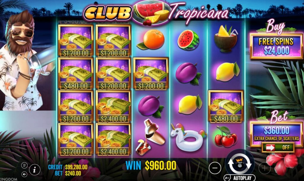 Club Tropicana слот